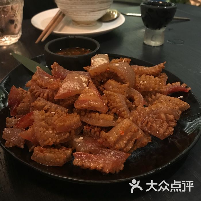 火烧云老板娘的傣菜馆爆油炸猪皮图片-北京云南菜