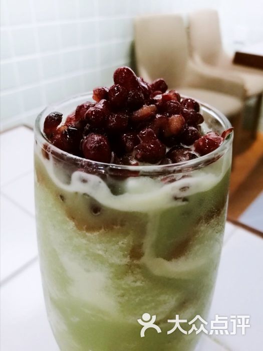 抹茶红豆冰