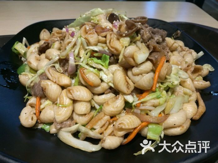 麦丁麻食牛肉炒麻食图片 第2张