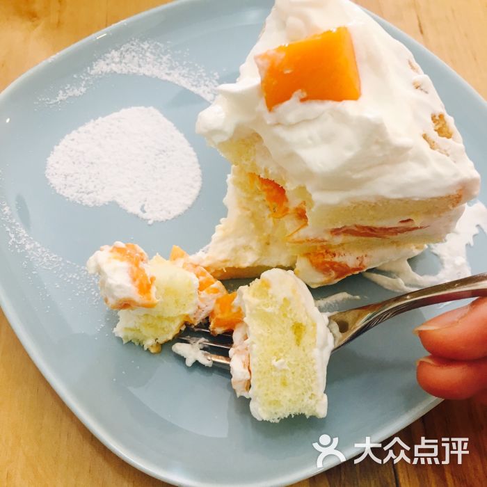 unicorn patisserie 独角兽咖啡蛋糕店六寸芒果夹心奶油蛋糕图片 - 第