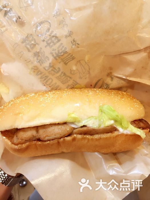 原味板烧鸡腿堡