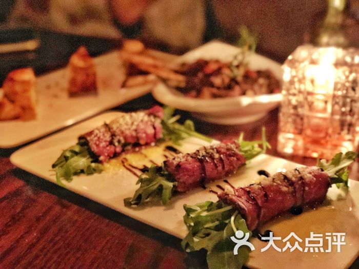 brownstone tapas & lounge布朗石西班牙餐厅酒吧(永嘉庭店)生牛肉卷