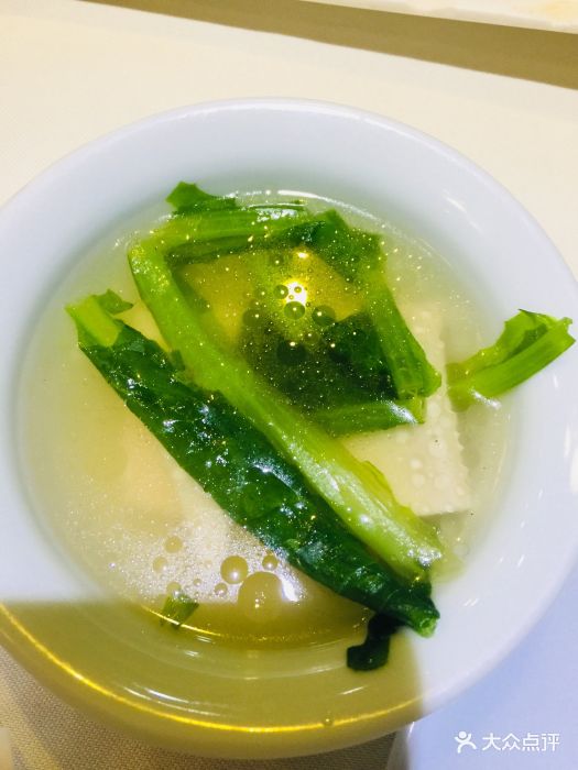 豆腐青菜汤