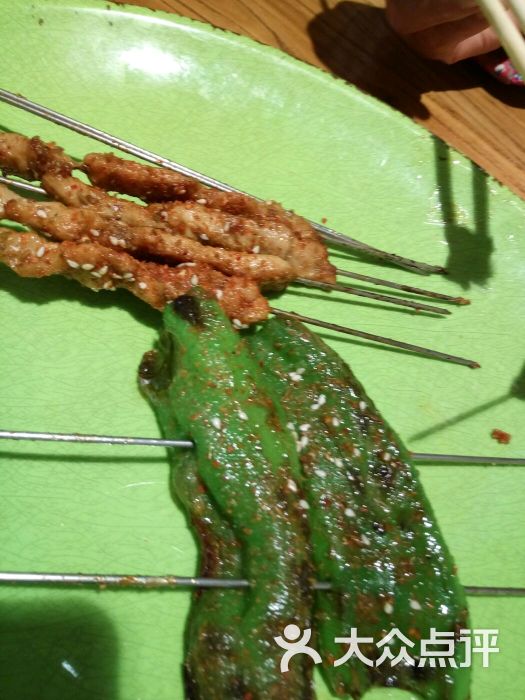 久木羊蝎子烧烤餐厅-青椒,烤肉图片-芜湖美食
