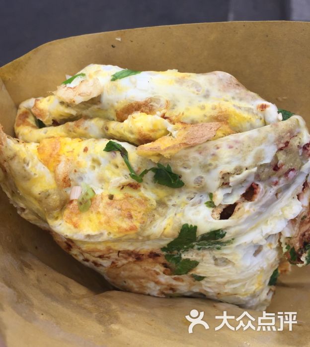 双蛋芝士煎饼