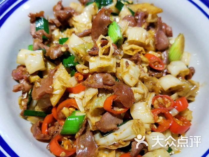 白辣椒炒鸡胗