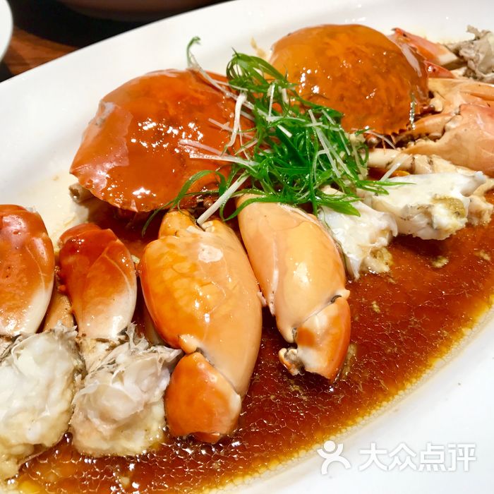 鸡毛兑糖·尚宴葱油青蟹图片-北京海鲜-大众点评网