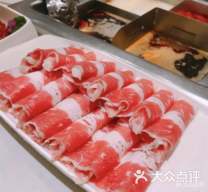 海底捞火锅(凯德广场店)内蒙羔羊肉卷图片 第4张