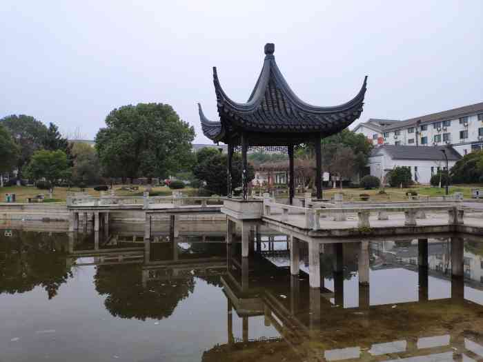 唯亭公园"吃蟹季酒足饭饱之后,阳光明媚的午后去公园.