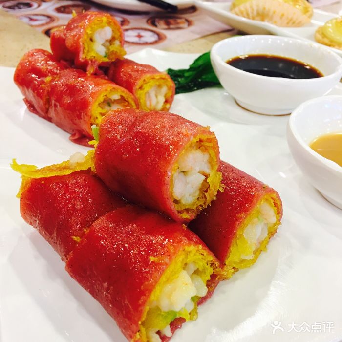 金沙鲜虾红米肠