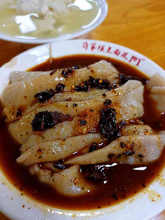 蒋家槟豆面皮-"来汉中一定要吃热米皮,这家店在小吃里面排.