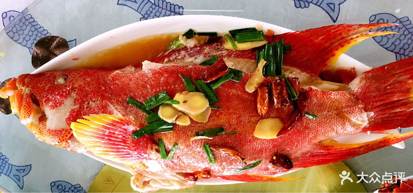 红鲷鱼中国饭店清蒸红石斑图片 - 第12张