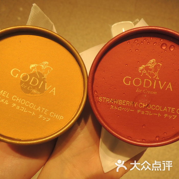 godiva chocolatier焦糖&草莓冰淇淋图片-北京特产手信-大众点评网