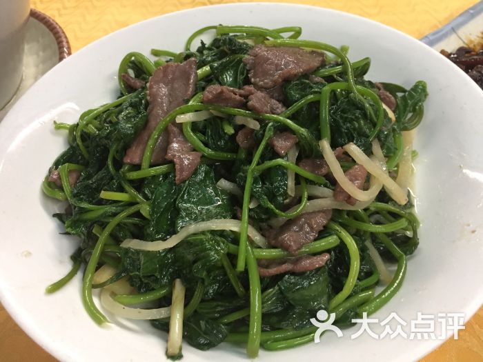 番薯叶炒牛肉