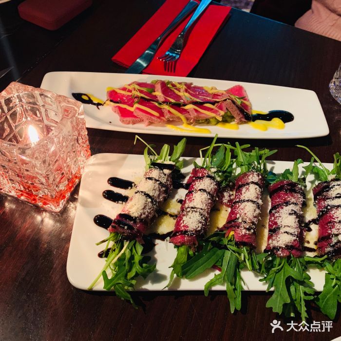 brownstone tapas & lounge布朗石西班牙餐厅酒吧(永嘉庭店)生牛肉卷