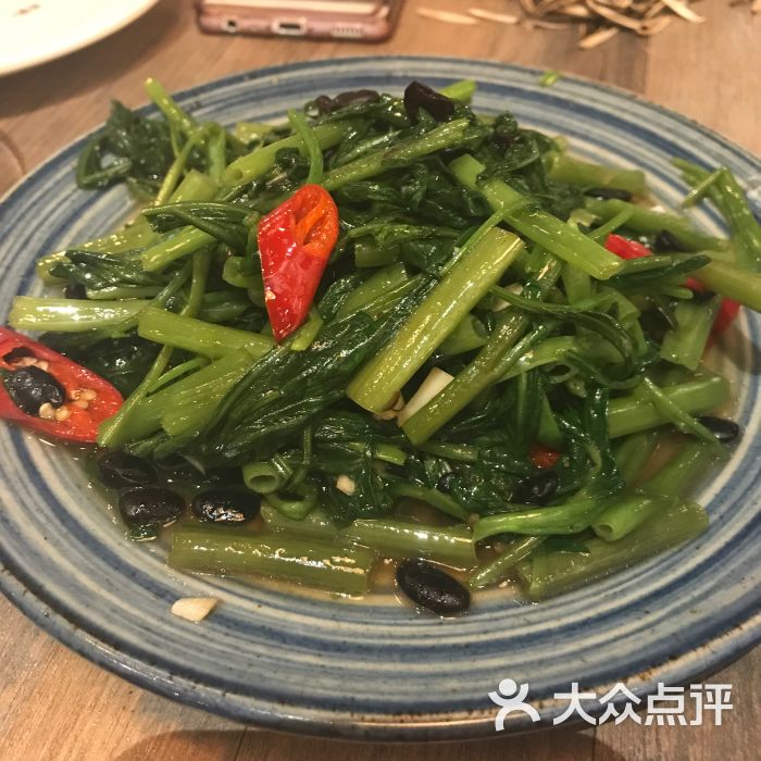 春江梦江西菜(华联公益西桥店)清炒当日青菜图片 - 第6张