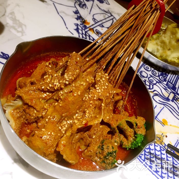 豆皮涮牛肚