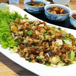 肉酱土豆泥拌饭(图)-谷朴东北菜(市府恒隆广场
