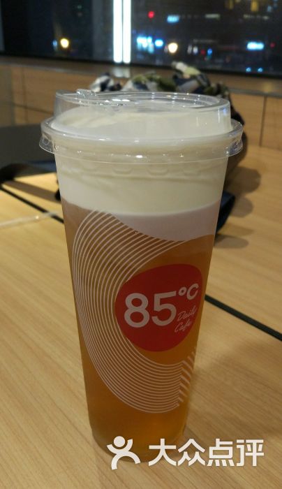 85℃(建设店)海岩奶盖绿茶图片 - 第3张