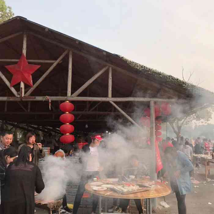 未来农林大世界肥猫农庄户外烧烤土灶-"自己动手其乐