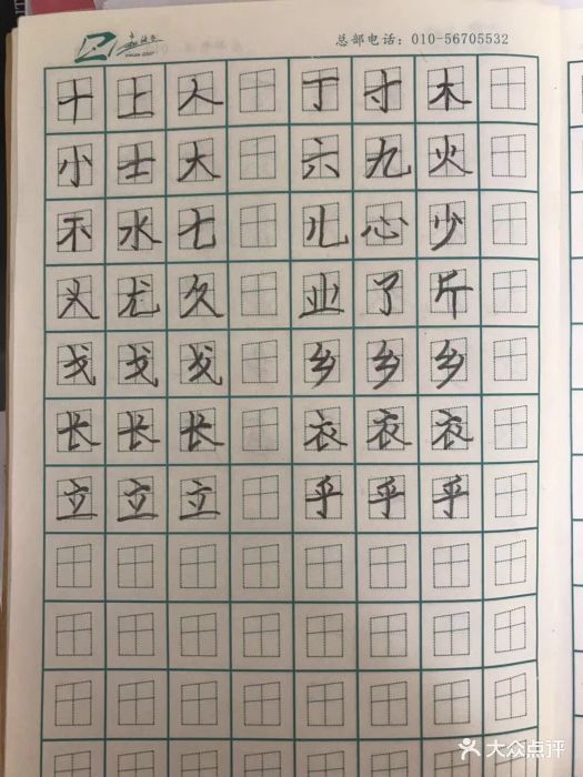 赵汝飞练字硬笔书法(大华校区)图片