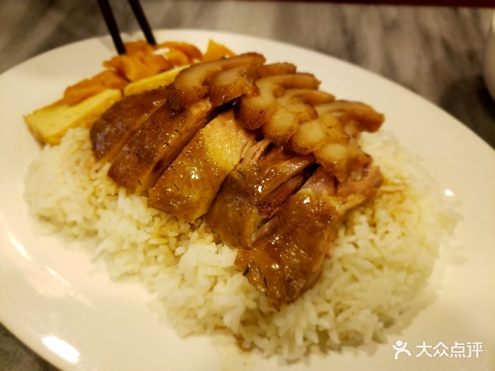 卤水鹅并猪头肉饭