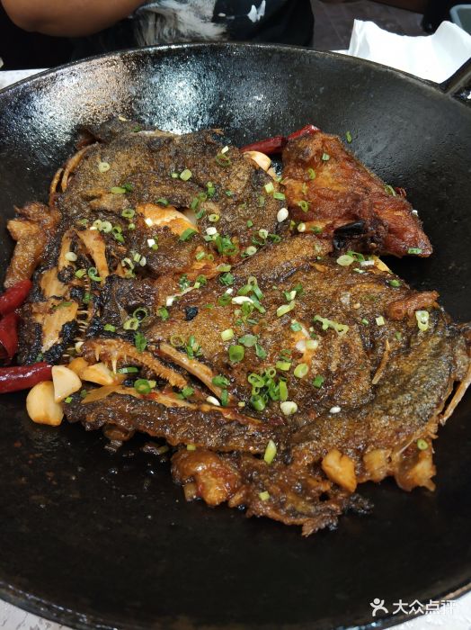 开海红岛海鲜虾水饺(江西路店)铁锅碟鱼头图片 第1301张