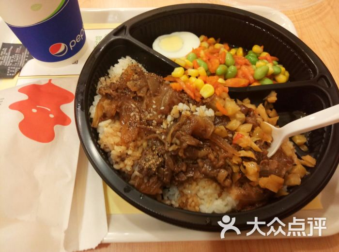 外送酱烧肥牛饭餐