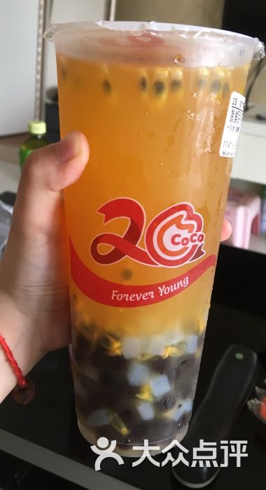 coco都可茶饮(之心城店)百香果双响炮图片 第6张