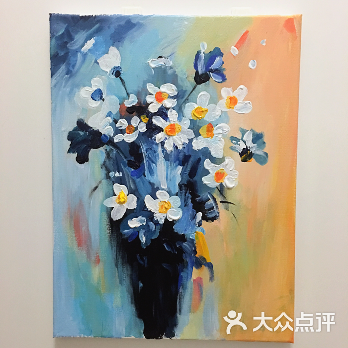 花卉-零基础学员的丙烯油画作品