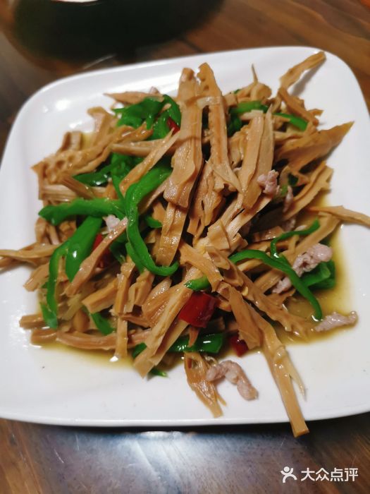 泰安饭店笋干肉丝图片