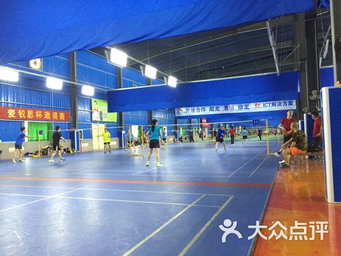 南山科技园文体中心羽毛球馆-图片-深圳运动健