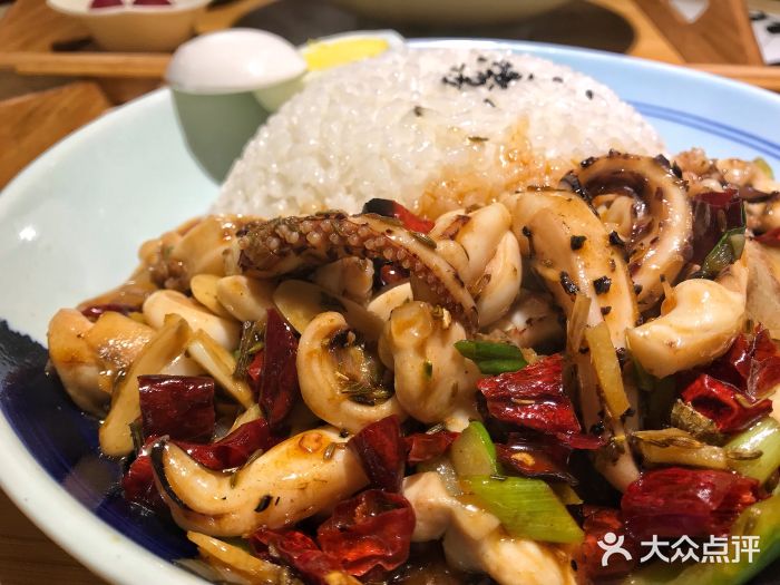 海鲜先生九顽爆肚面(含光门店)鱿鱼饭图片