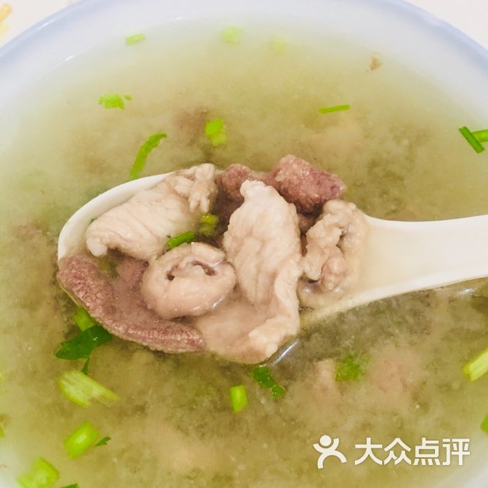 万香扁食猪肝瘦肉小肠汤图片-北京快餐简餐-大众点评网