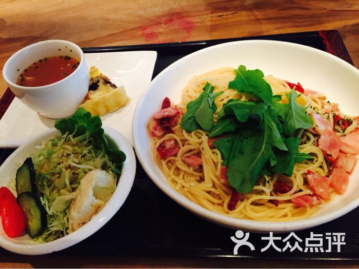 soffa西式创意餐厅培根豆苗意面套餐图片 - 第6张