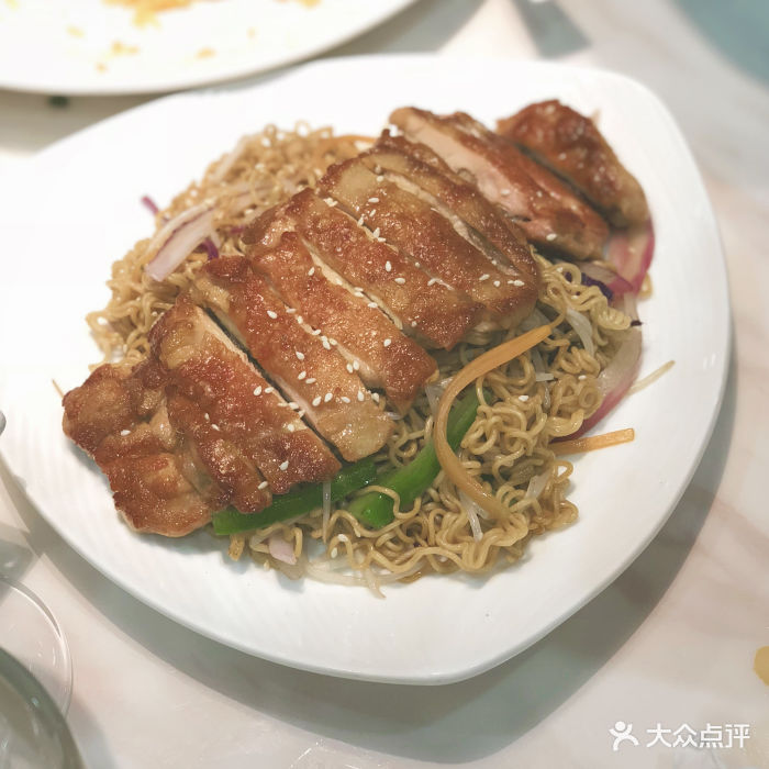 茗星坊茶餐厅(水围店)鸡扒炒公仔面图片 - 第355张