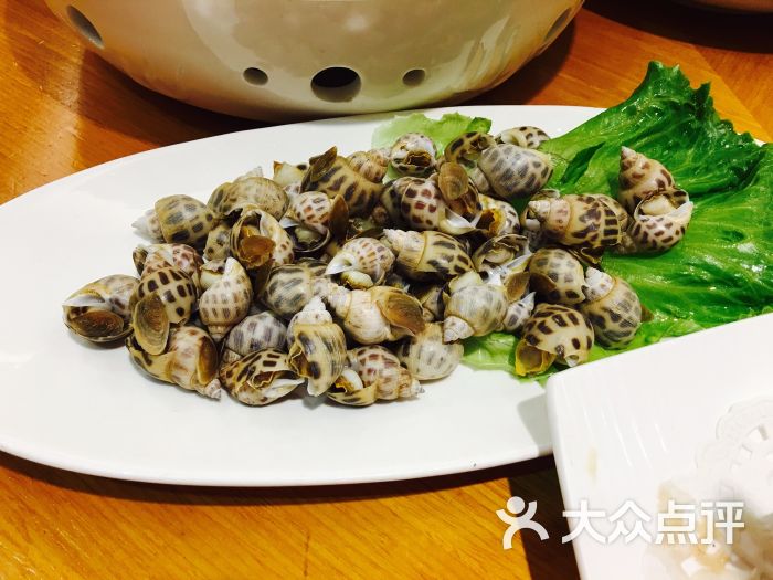 白灼花螺