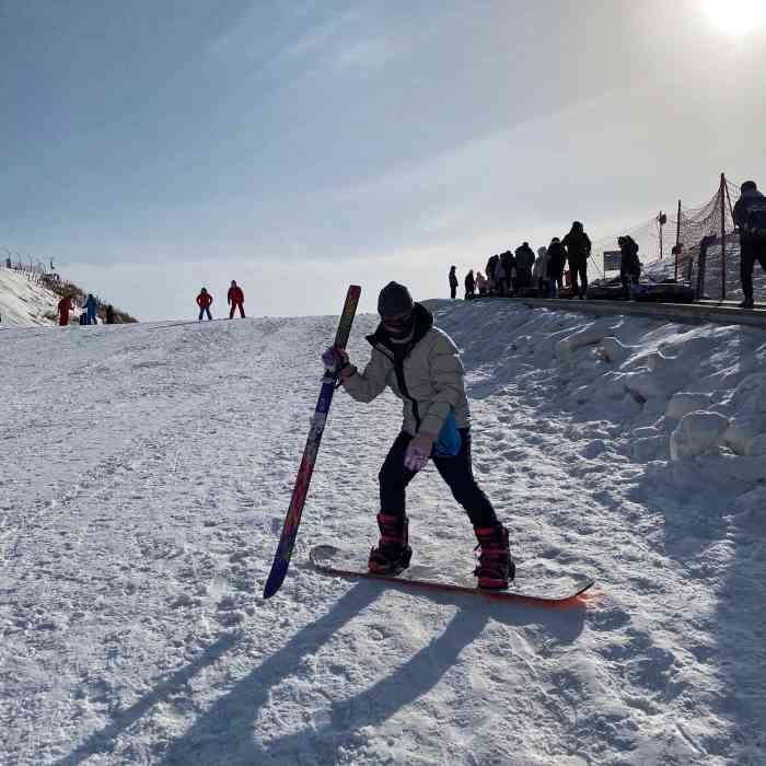 阅海公园滑雪场-"摔惨了反正 但是又有什么关系呢 呀.