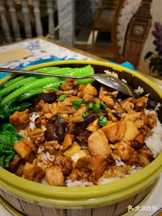 澳门味道茶餐(成都大悦城店)笼仔香菇滑鸡饭图片 第142张