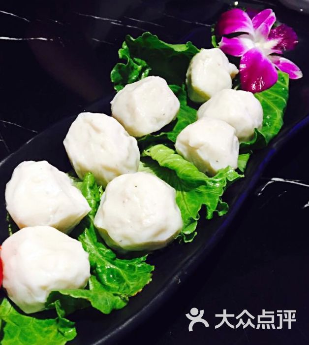 鲜愉乐潮汕石斑鱼火锅-自制鲜鱼丸图片