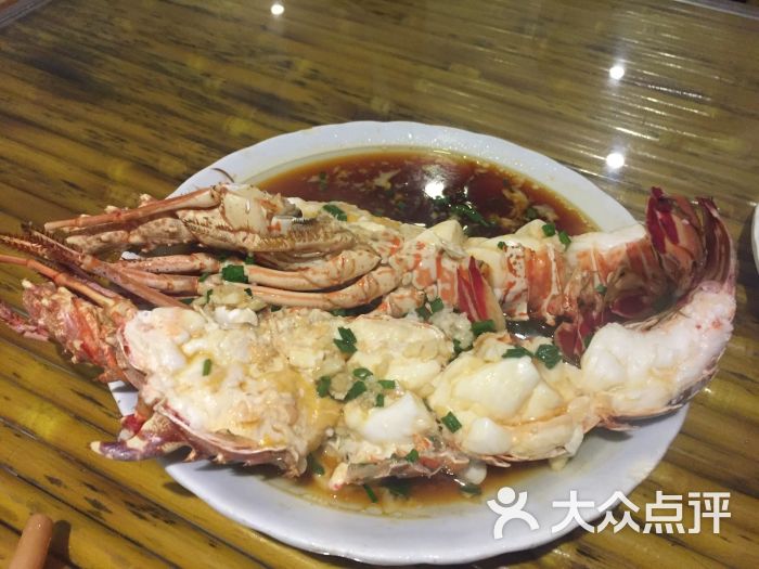e见如故海鲜吧(海曙店)葱油大青龙图片 第5张
