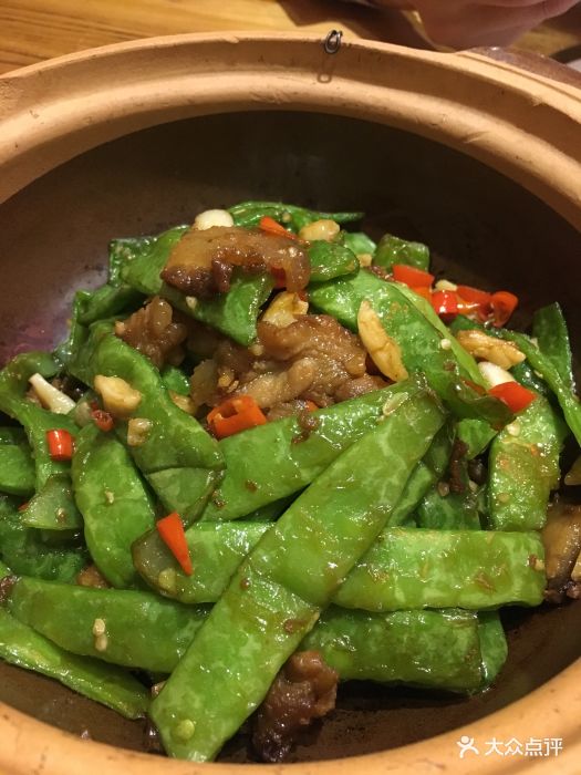 可能湘菜馆(玉泉路店)砂锅扁豆图片