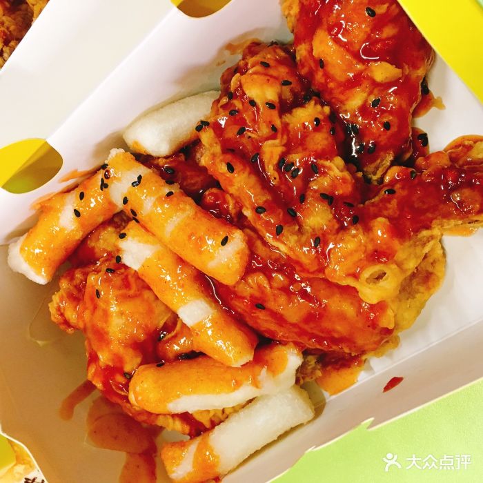 freshjuice韩式炸鸡年糕裹酱炸鸡图片