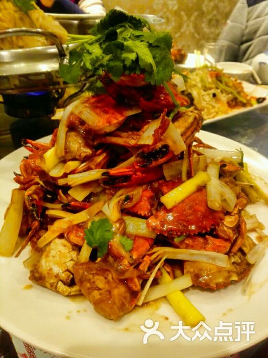 王记骨头馆-葱姜炒花蟹图片-营口美食
