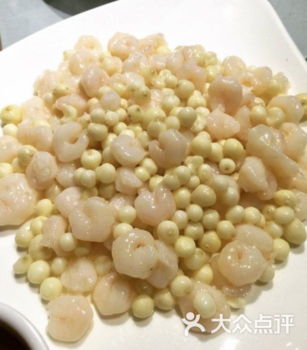 鸡头米炒河虾仁