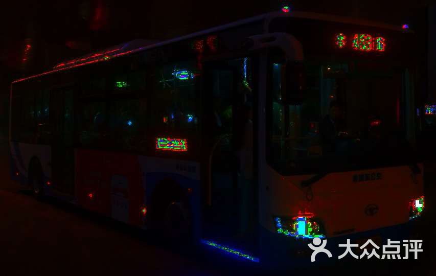 公交车(90路)-453没开灯-环境-453没开灯图片-上海