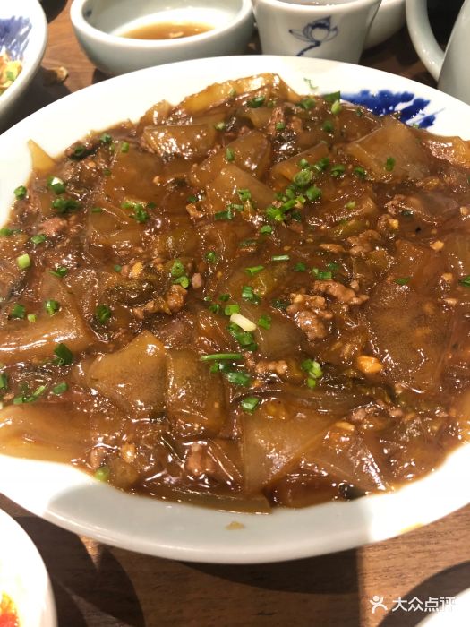 酸菜牛肉沫粉皮