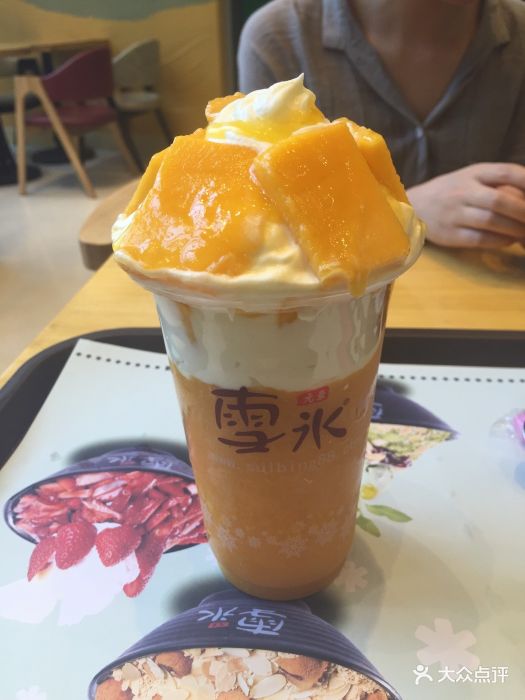 韩国雪花冰(恒隆广场店)奶油芒果杯图片 - 第1张