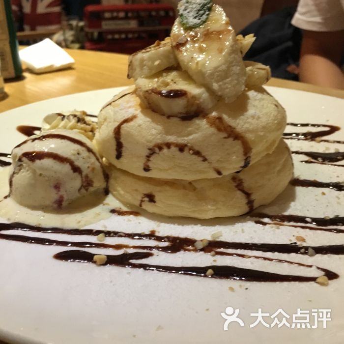 香蕉巧克力pancake