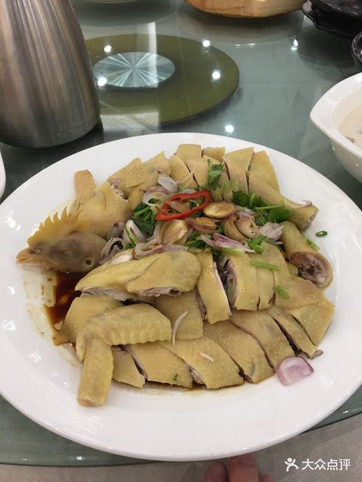 湛江沙姜大扇鸡红葱头淋